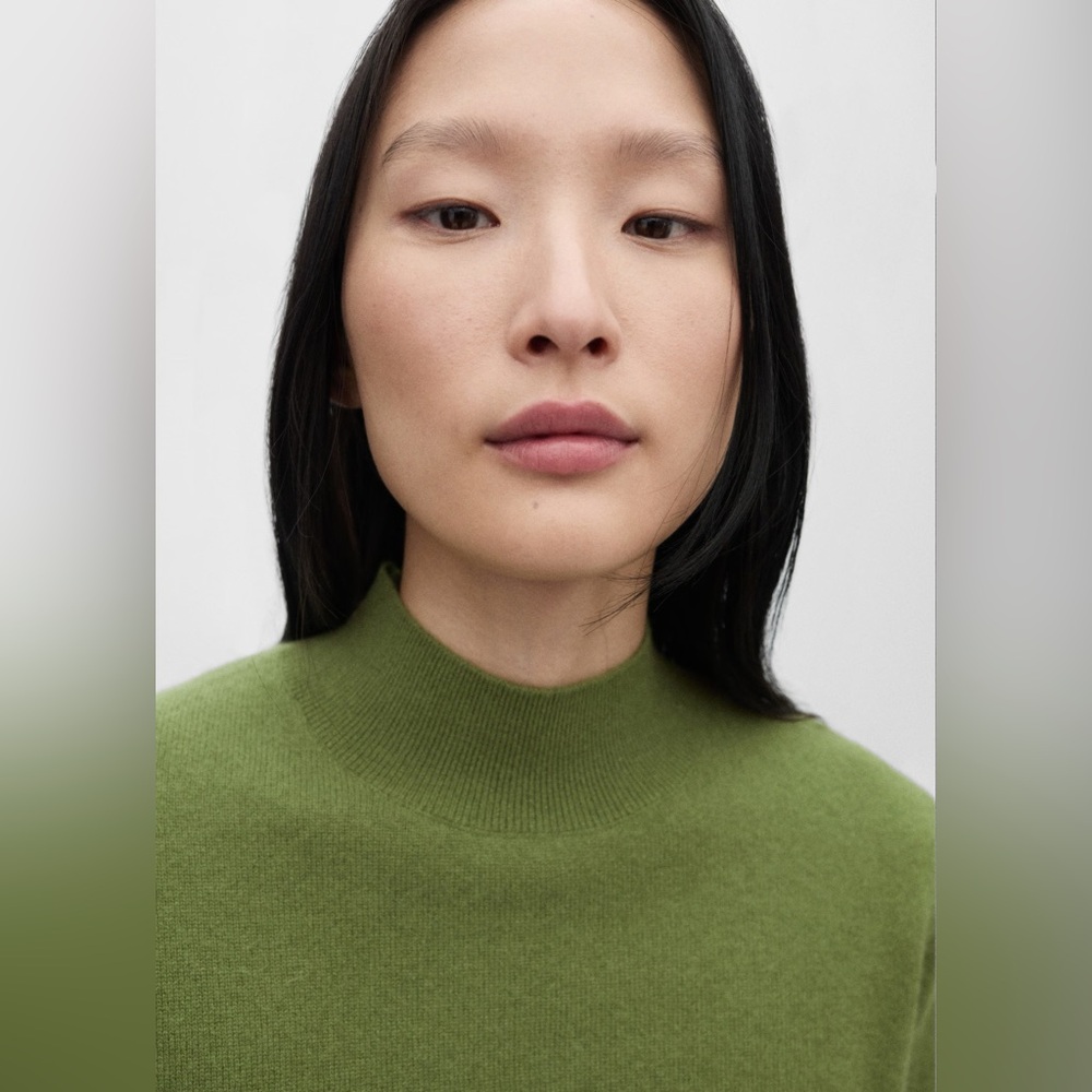 Mango 100% CASHMERE SWEATER WITH PERKINS NECK - Picture 3 of 5
